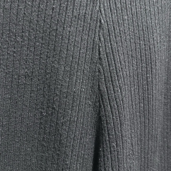 Kate Hewko Black Knit Wide Leg Wool Blend Pants Size Medium Large - Picture 5 of 12